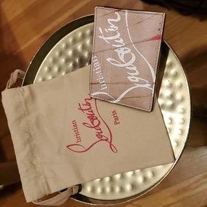 Louboutin card holder/wallet